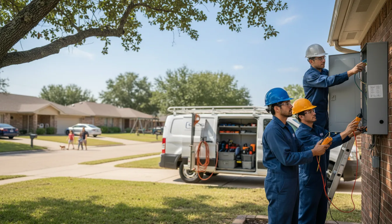 Certified electrician providing emergency electrical services in Kettlersville, OH